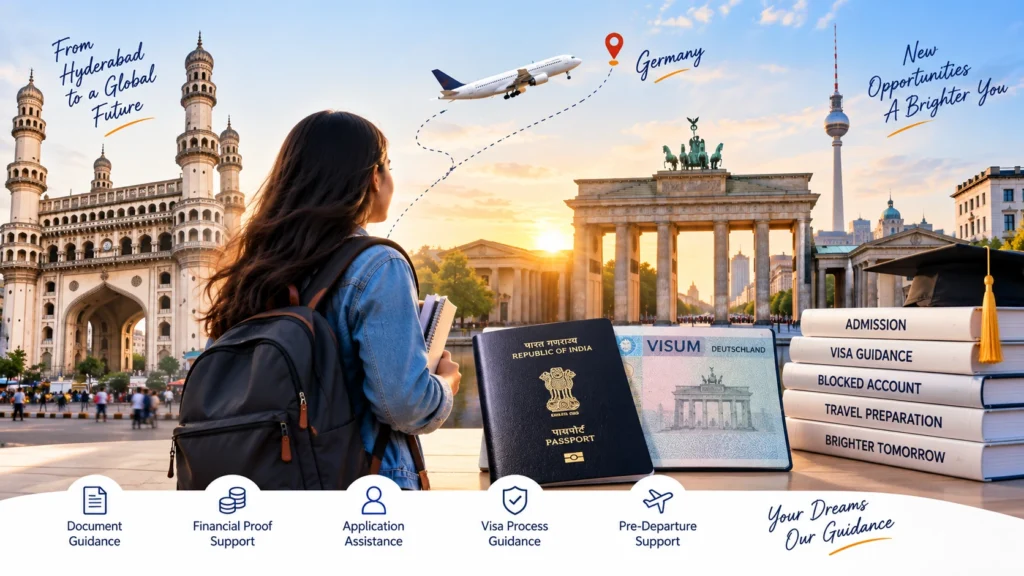 Germany student visa consultant in Hyderabad for students planning to study in Germany