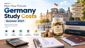 Germany study costs for Indian students in Summer 2027