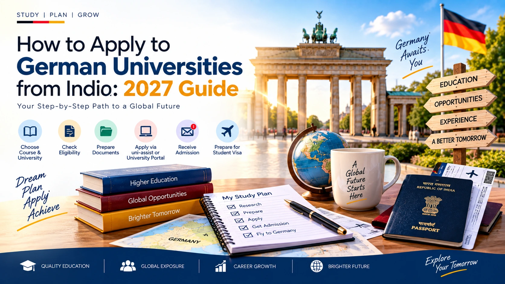 How to apply to German universities from India for 2027